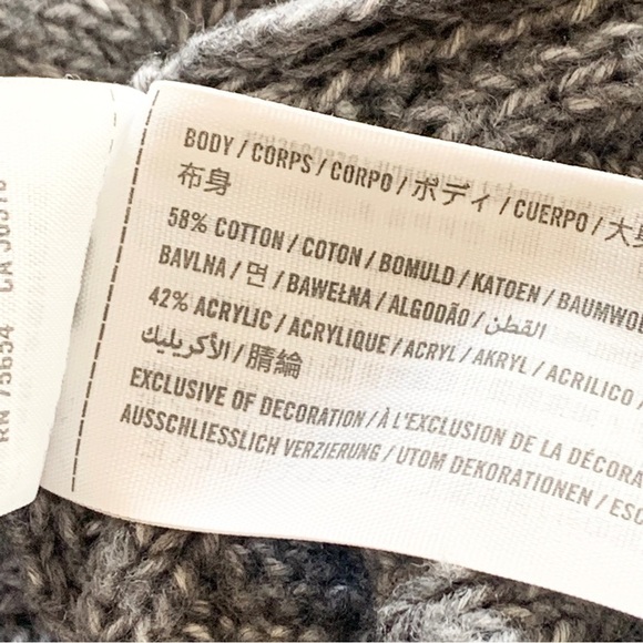 🌸Abercrombie and Fitch🌸 long sleeve gray sweater size small - Picture 7 of 10
